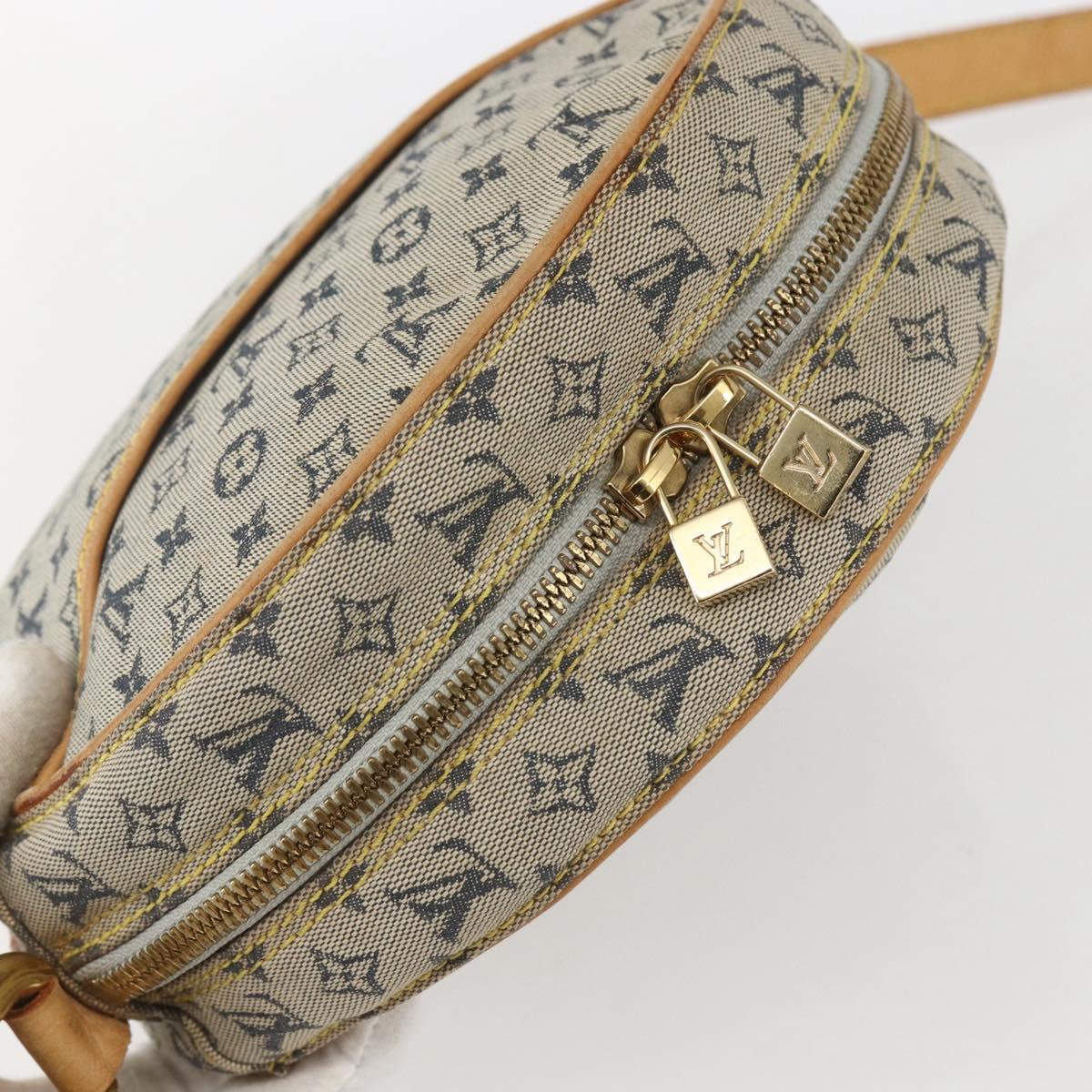 LOUIS VUITTON Monogram Mini Jeanne GM Shoulder Bag Blue M92000 LV Auth BA9290