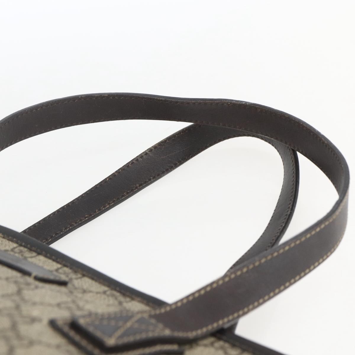 GUCCI GG Supreme Tote Bag PVC Beige 211137 Auth BA9292