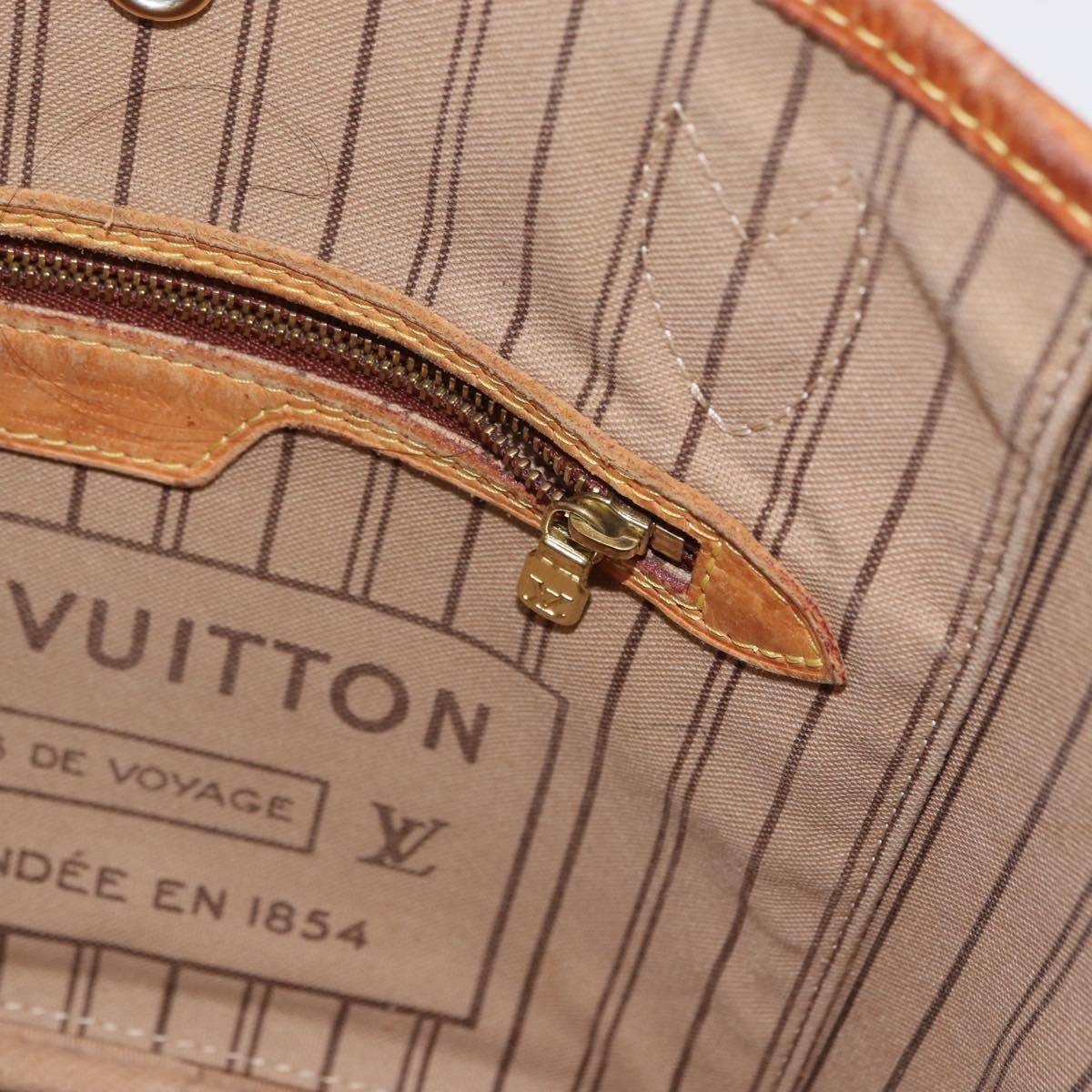 LOUIS VUITTON Monogram Neverfull PM Tote Bag M40155 LV Auth BA9297