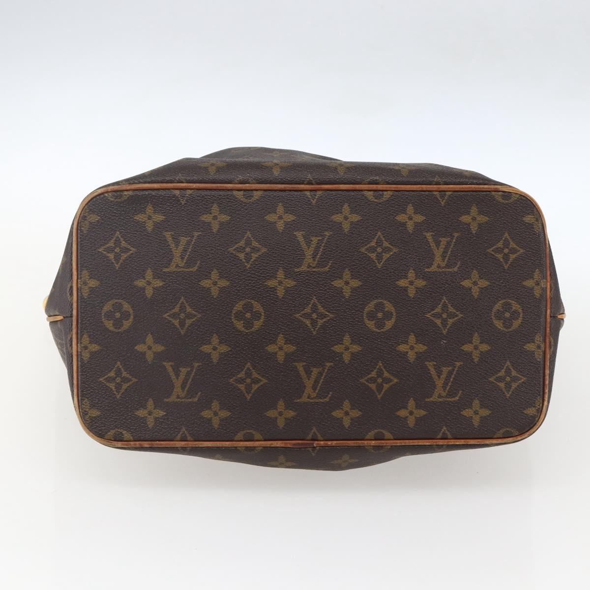 LOUIS VUITTON Monogram Palermo PM Tote Bag M40145 LV Auth BA9304