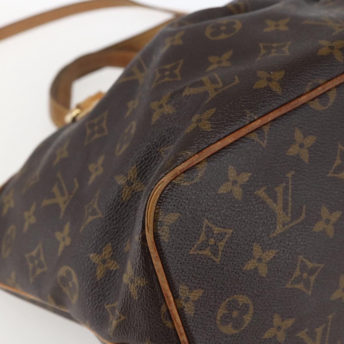 LOUIS VUITTON Monogram Palermo PM Tote Bag M40145 LV Auth BA9304