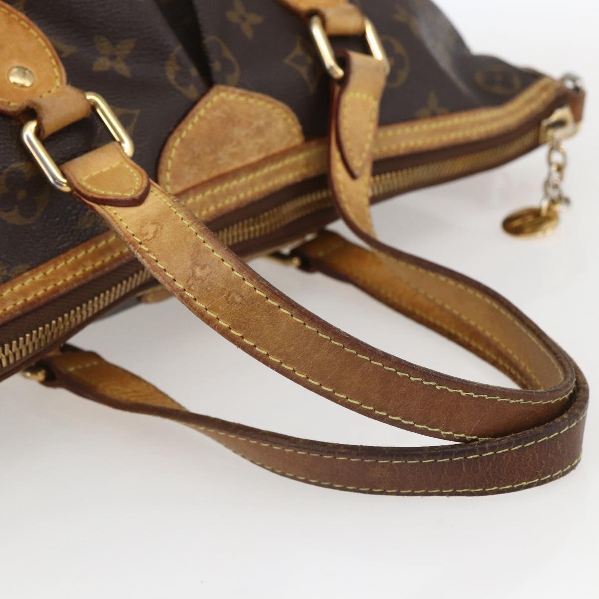LOUIS VUITTON Monogram Palermo PM Tote Bag M40145 LV Auth BA9304