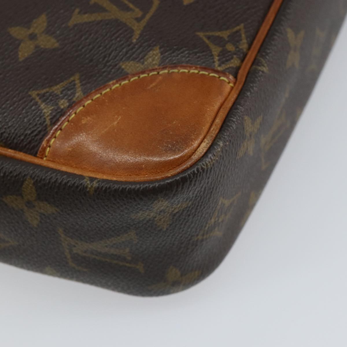 LOUIS VUITTON Monogram Compiegne 28 Clutch Bag M51845 LV Auth BA9307