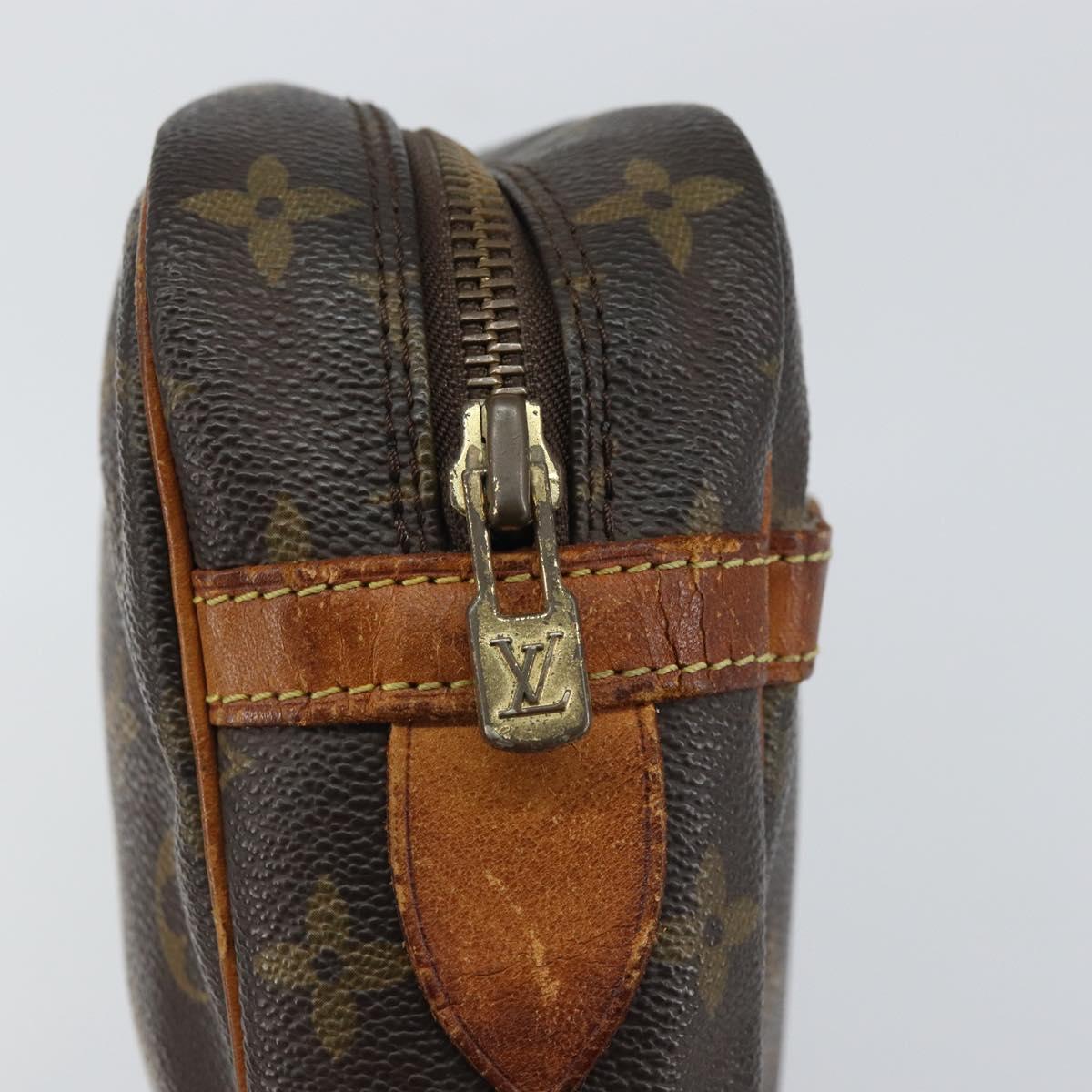LOUIS VUITTON Monogram Compiegne 28 Clutch Bag M51845 LV Auth BA9307
