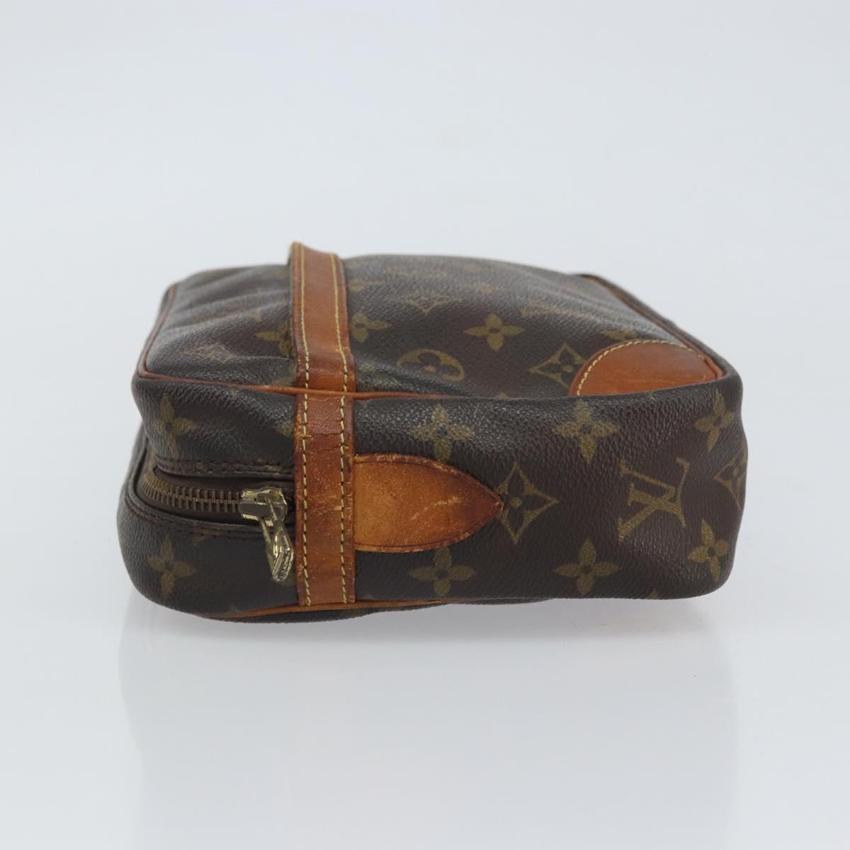 LOUIS VUITTON Monogram Compiegne 28 Clutch Bag M51845 LV Auth BA9307