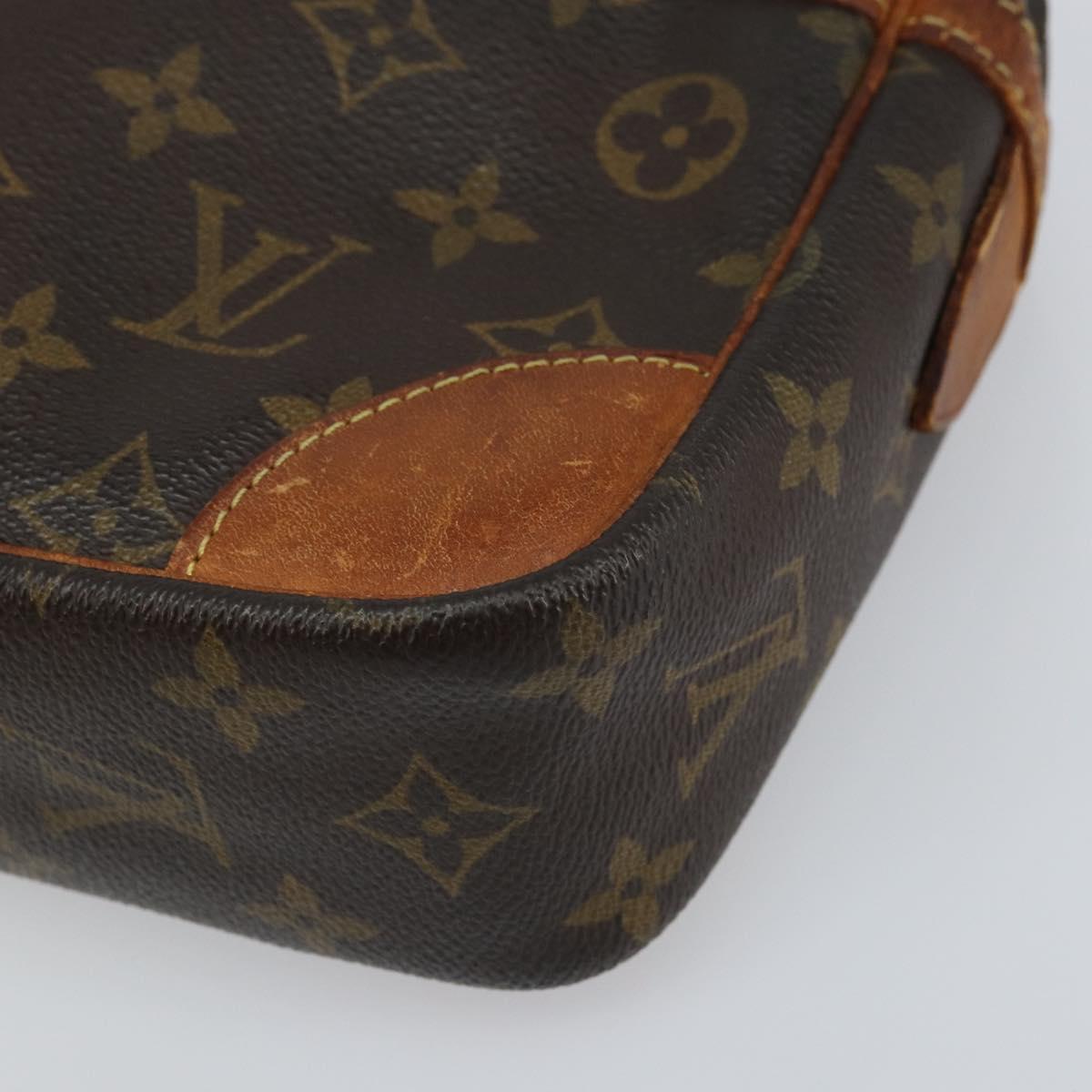 LOUIS VUITTON Monogram Compiegne 28 Clutch Bag M51845 LV Auth BA9307