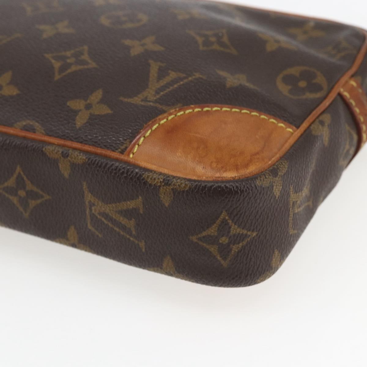 LOUIS VUITTON Monogram Marly Dragonne GM Clutch Bag M51825 LV Auth BA9309