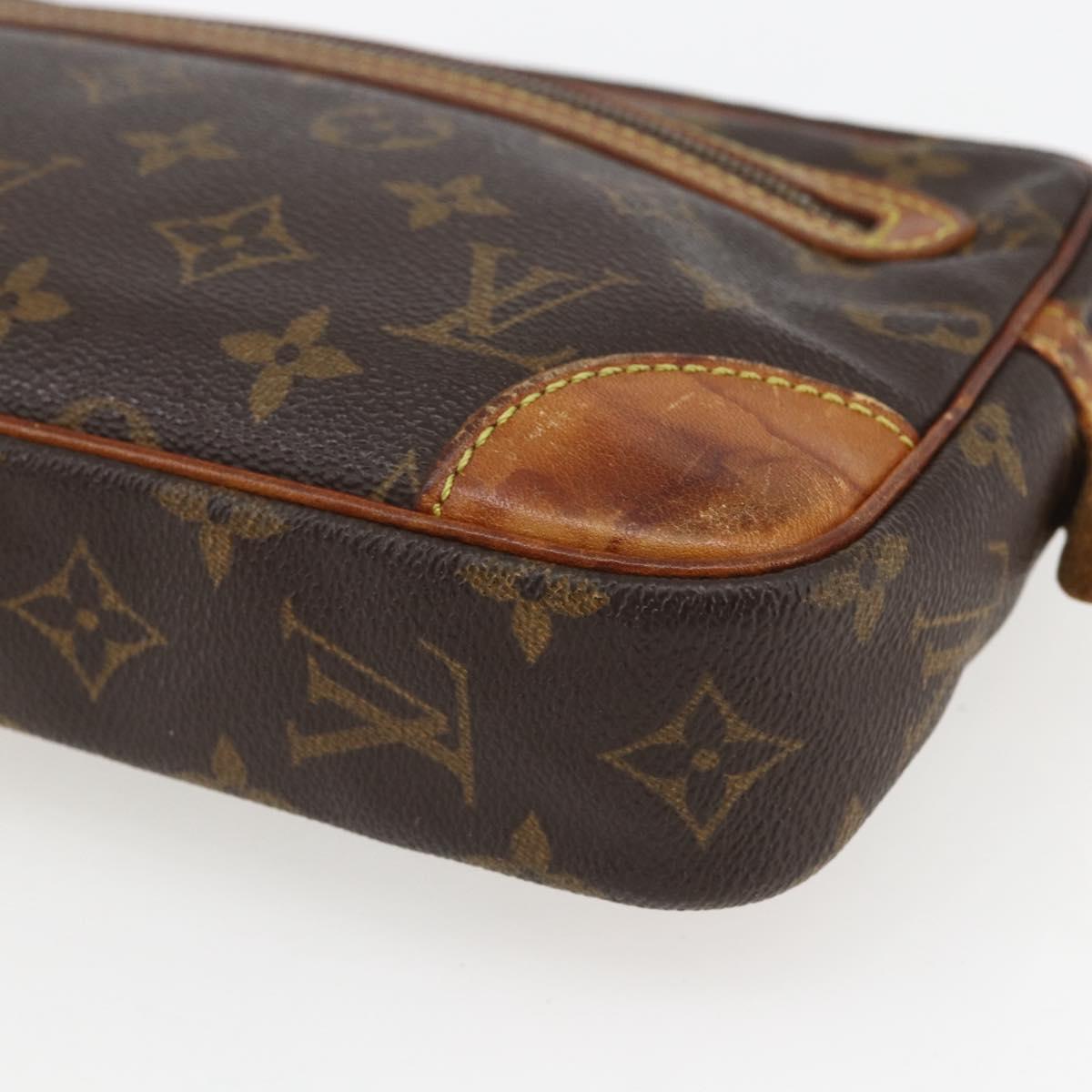 LOUIS VUITTON Monogram Marly Dragonne GM Clutch Bag M51825 LV Auth BA9309