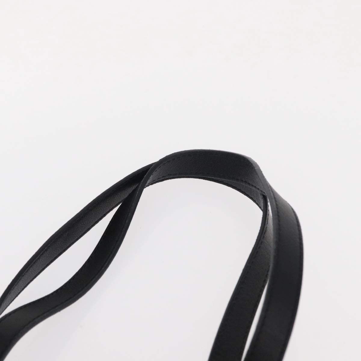 Jimmy Choo Sophia S Tote Bag Canvas Navy Silver Auth BA9319