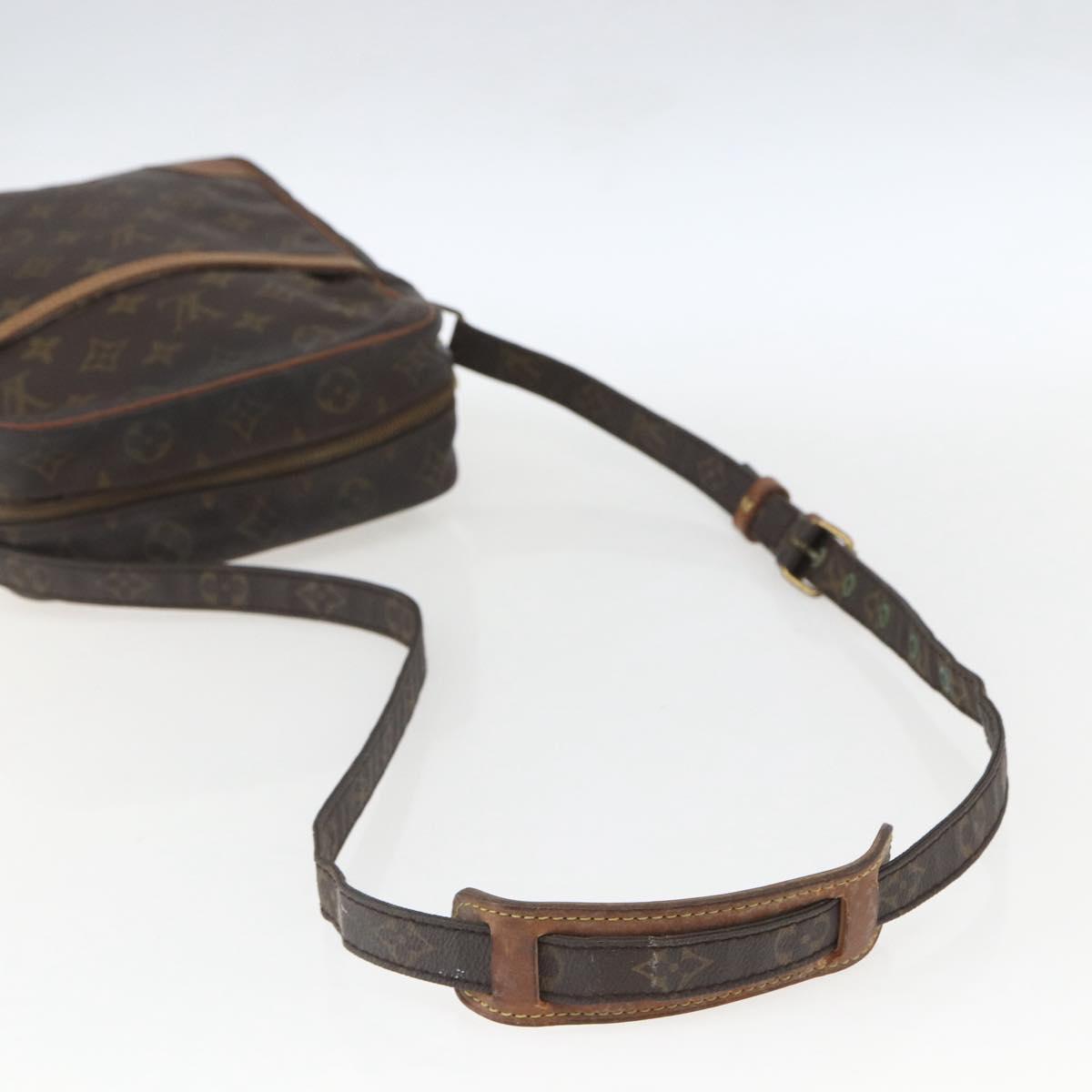 LOUIS VUITTON Monogram Danube MM Shoulder Bag M45264 LV Auth BA9320