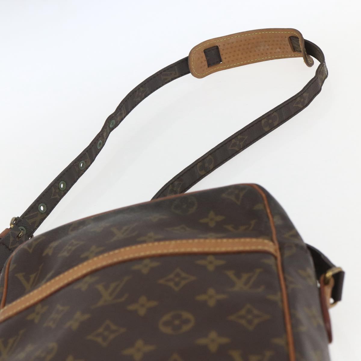 LOUIS VUITTON Monogram Danube MM Shoulder Bag M45264 LV Auth BA9320
