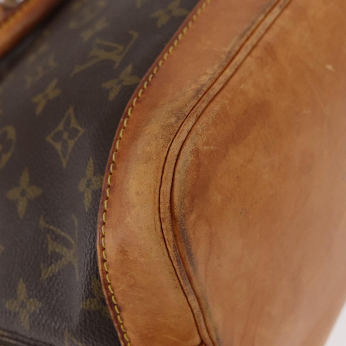 LOUIS VUITTON Monogram Alma Hand Bag M51130 LV Auth BA9326