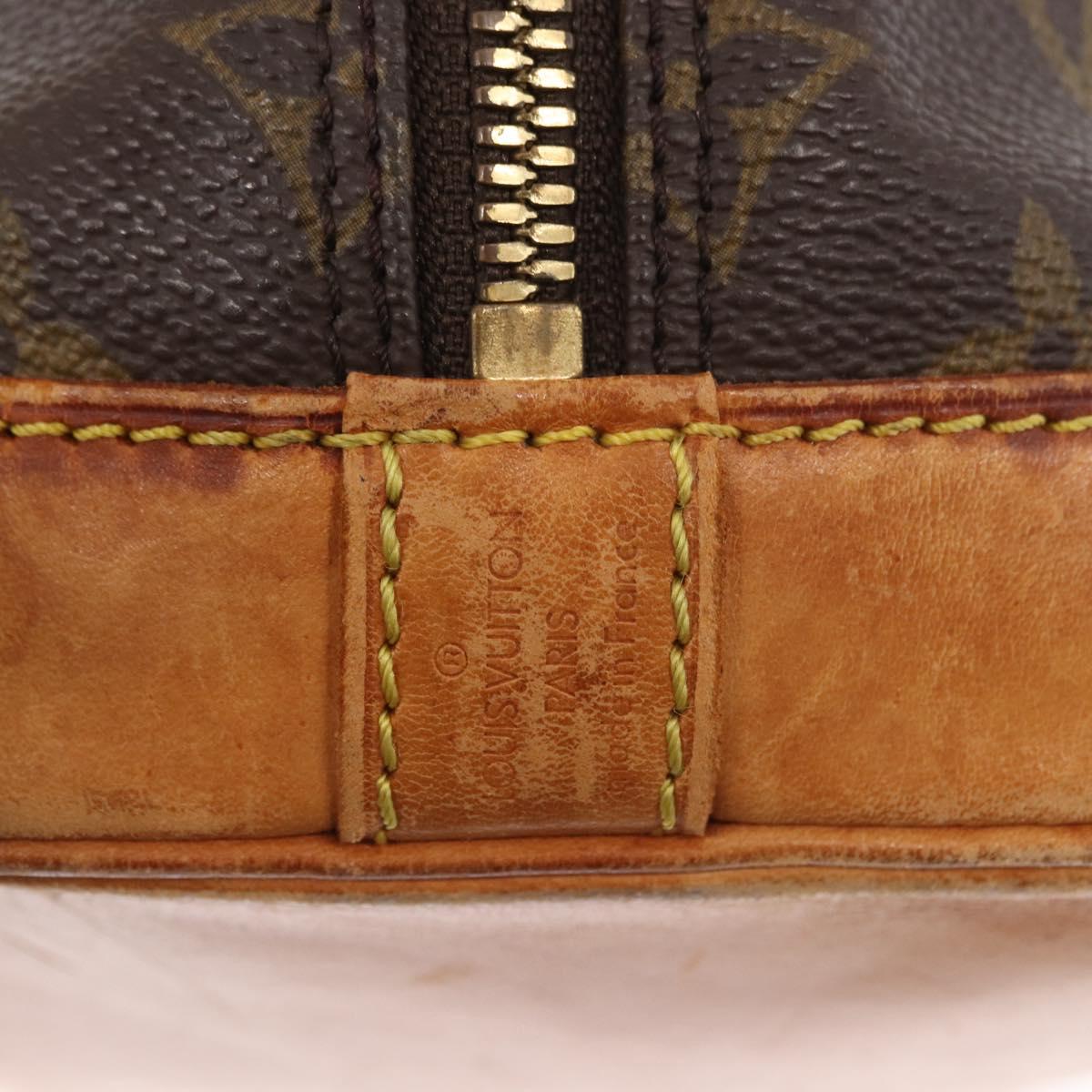 LOUIS VUITTON Monogram Alma Hand Bag M51130 LV Auth BA9326