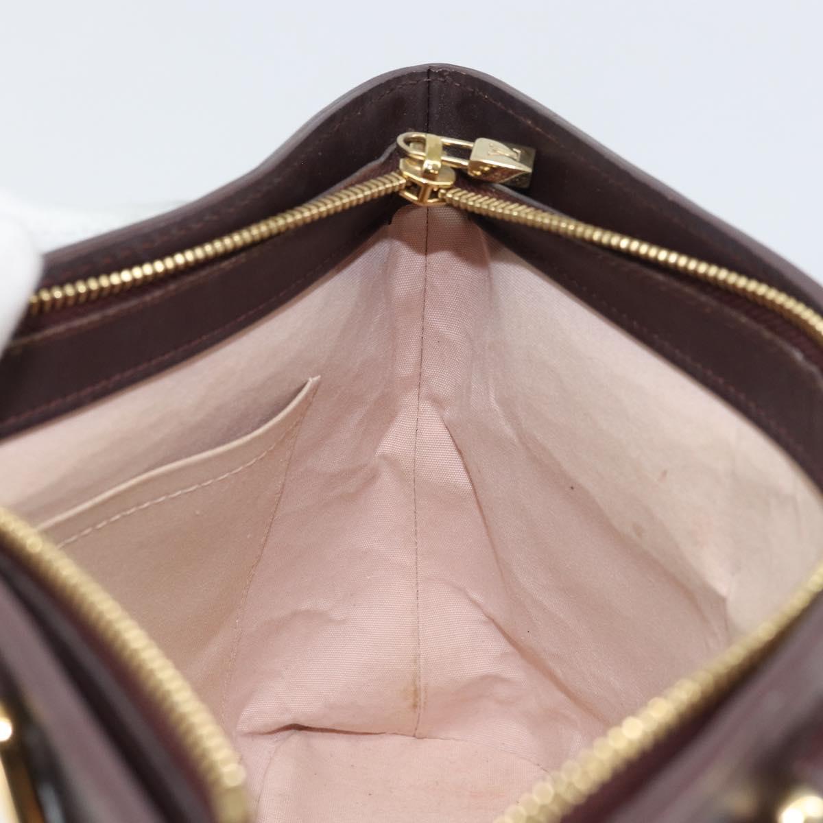 LOUIS VUITTON Monogram Mini Lucille PM Hand Bag Red M92678 LV Auth BA9329