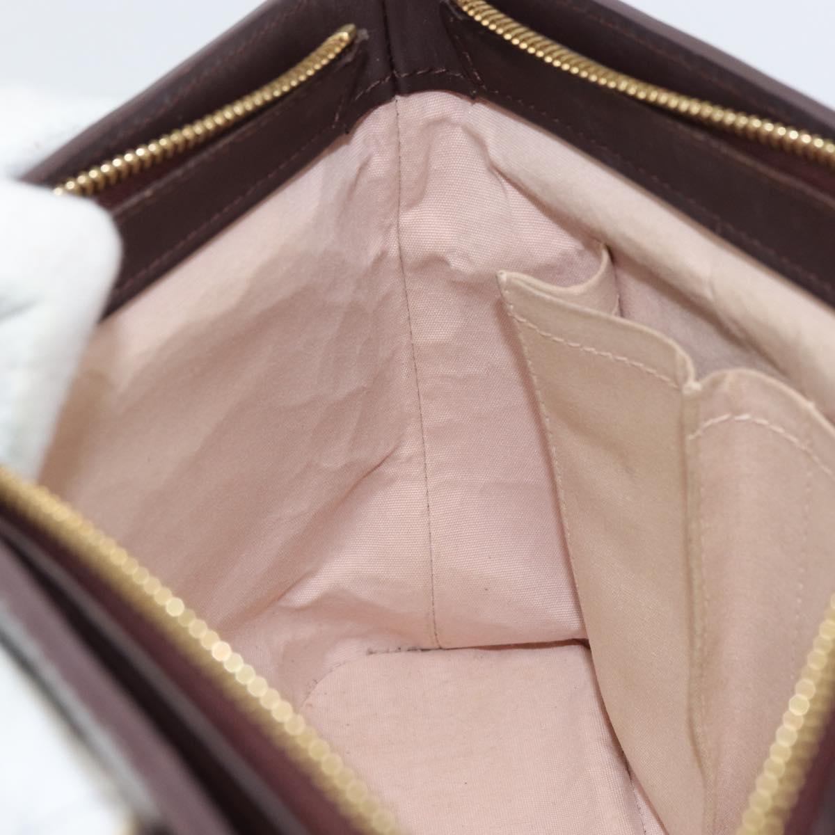 LOUIS VUITTON Monogram Mini Lucille PM Hand Bag Red M92678 LV Auth BA9329