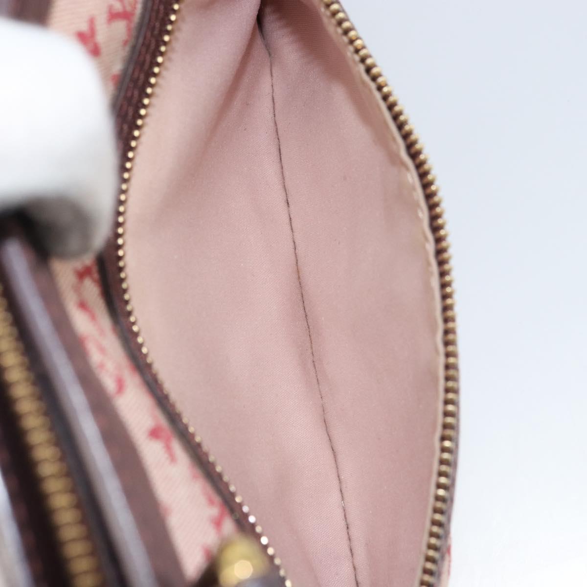 LOUIS VUITTON Monogram Mini Lucille PM Hand Bag Red M92678 LV Auth BA9329