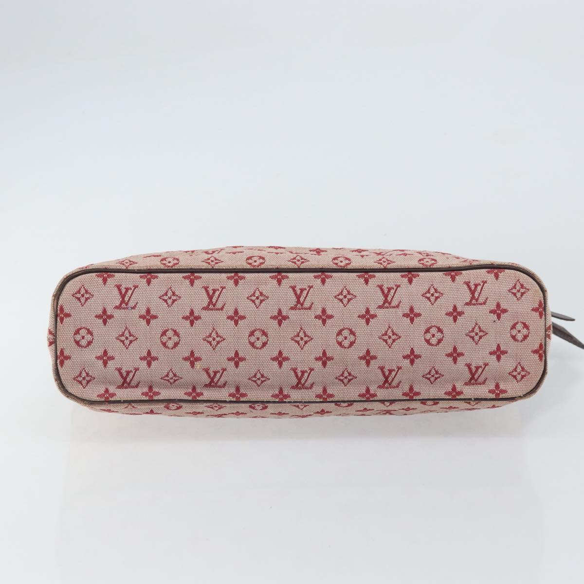 LOUIS VUITTON Monogram Mini Lucille PM Hand Bag Red M92678 LV Auth BA9329