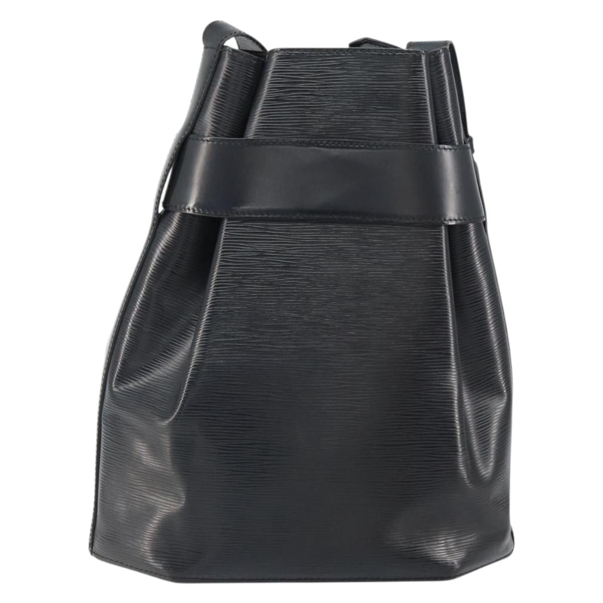 LOUIS VUITTON Epi Sac Depaule GM Shoulder Bag Black M80155 LV Auth BA9342