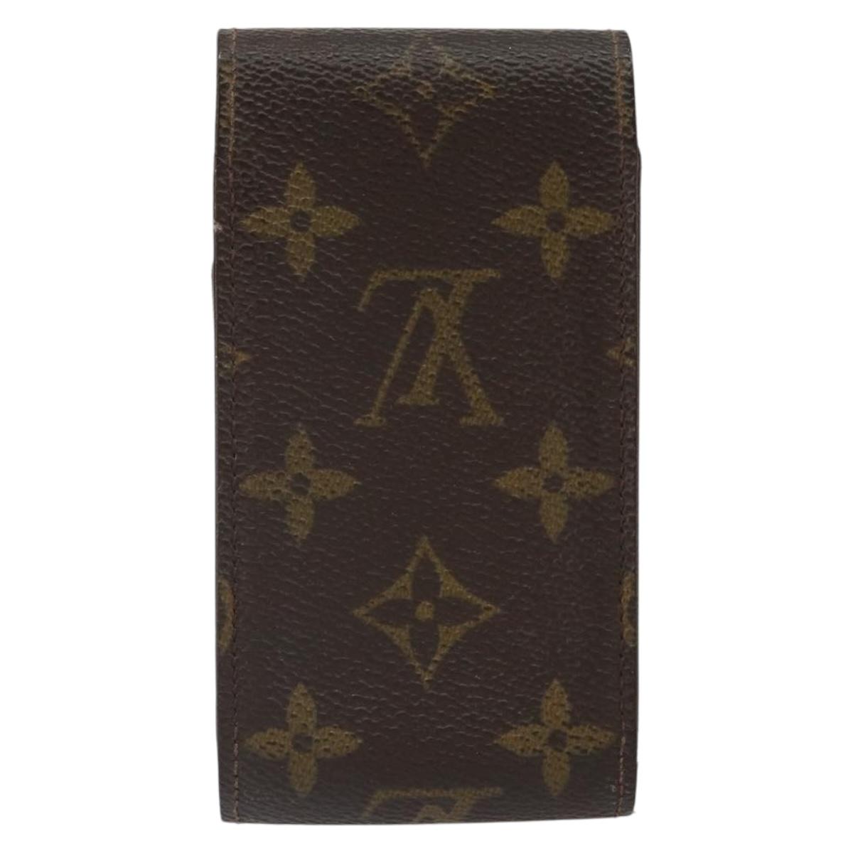 LOUIS VUITTON Monogram Etui Cigarette Case M63024 LV Auth BA9351