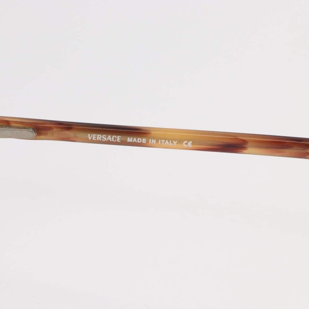 VERSACE Glasses metal Brown Auth BA9352