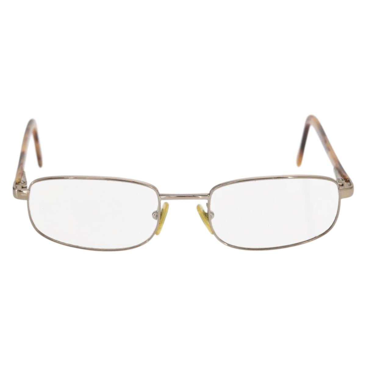 VERSACE Glasses metal Brown Auth BA9352