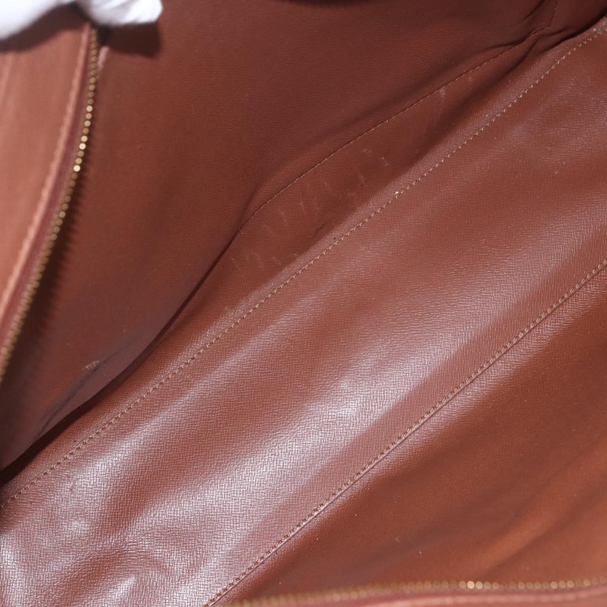 LOUIS VUITTON Monogram Sac Weekend PM Hand Bag M42425 LV Auth BA9356