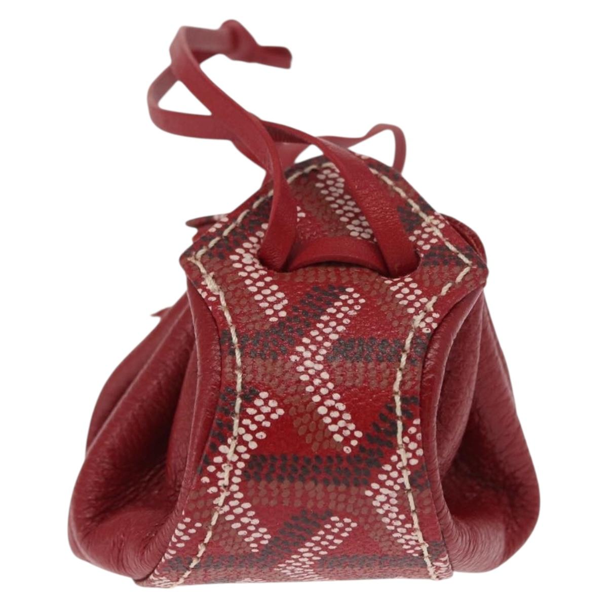 GOYARD Pouch PVC Canvas Red Auth BA9393V
