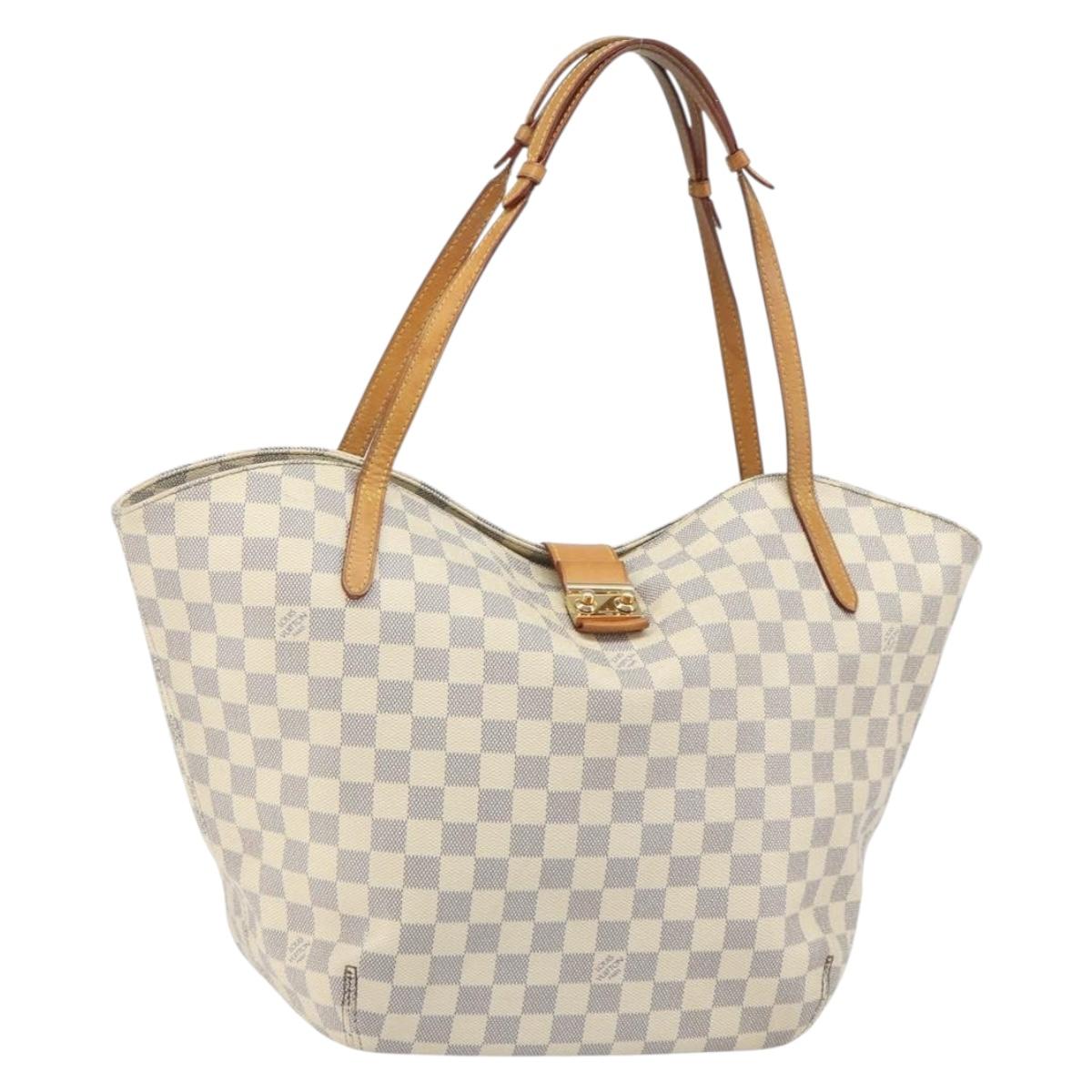 LOUIS VUITTON Damier Azur Salina PM Shoulder Bag N41208 LV Auth BA9430A
