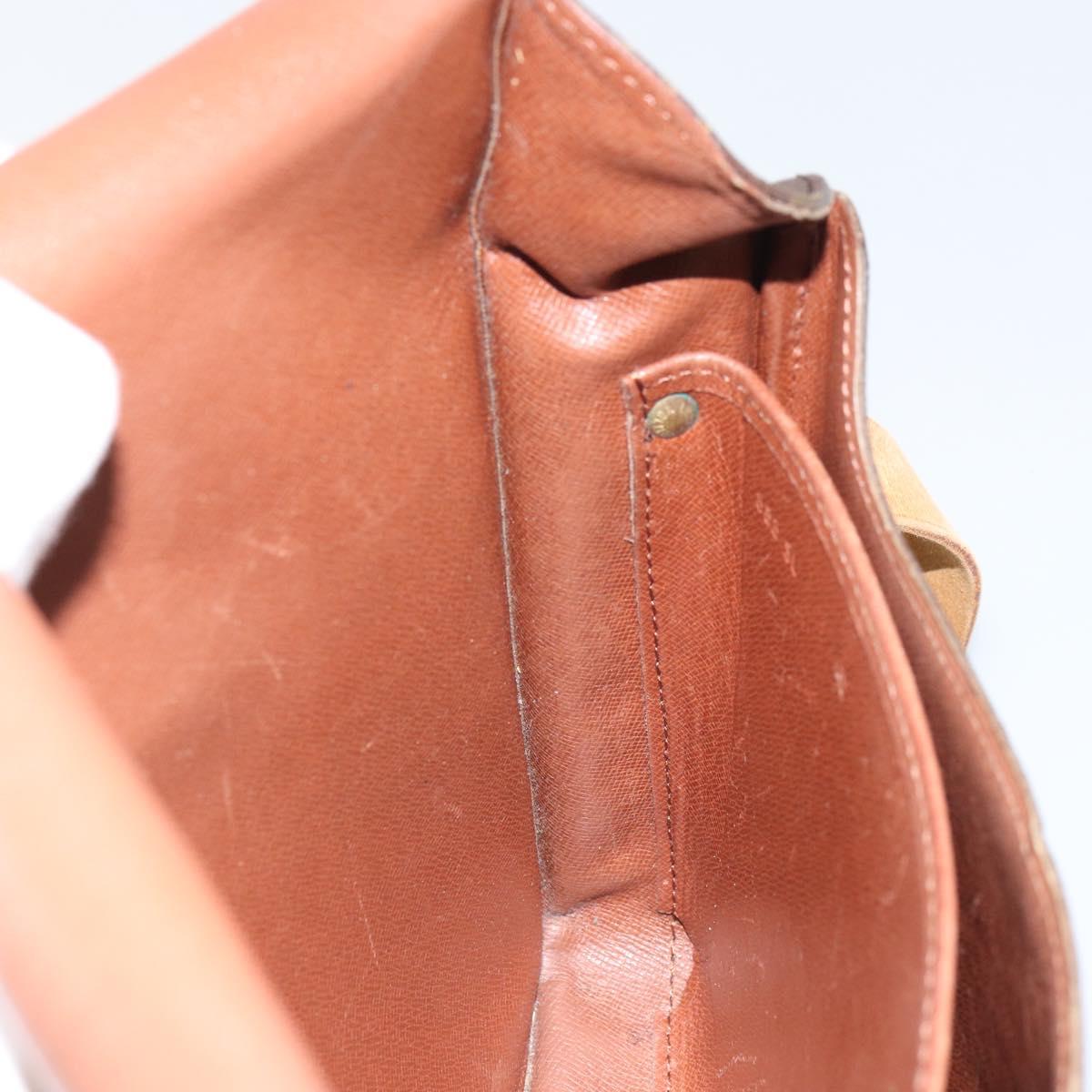 LOUIS VUITTON Monogram Cartouchiere GM Shoulder Bag M51252 LV Auth BA9433