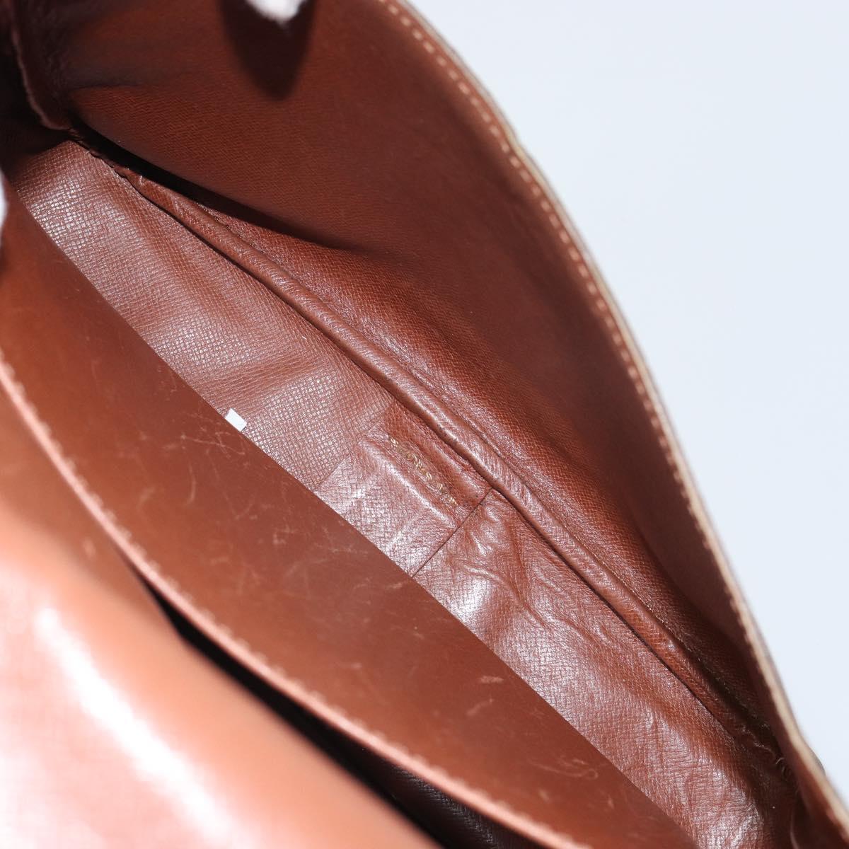 LOUIS VUITTON Monogram Cartouchiere GM Shoulder Bag M51252 LV Auth BA9433