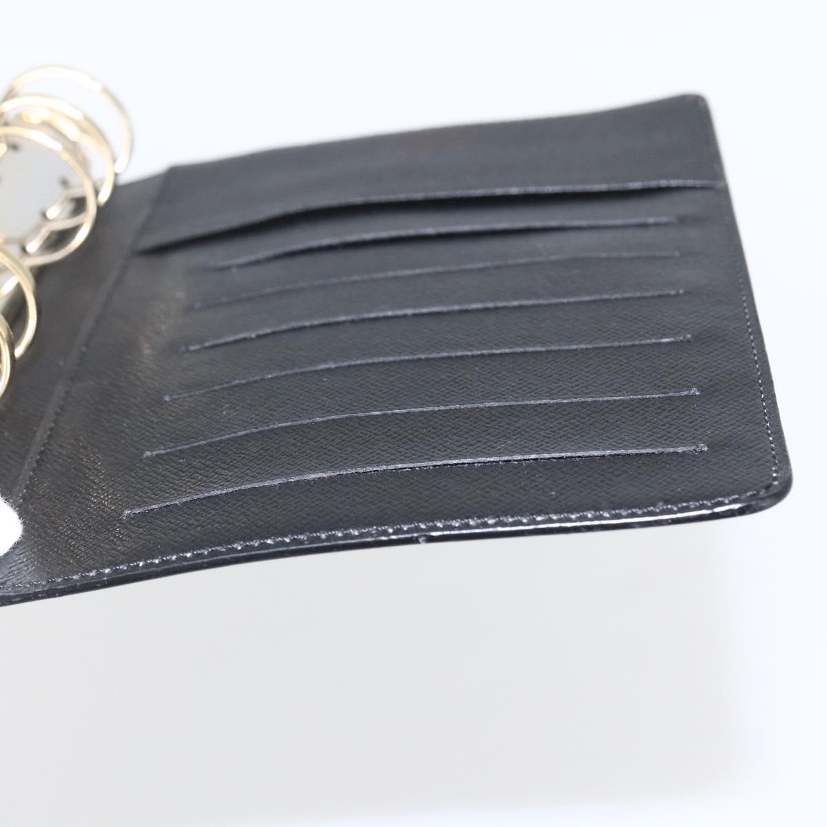 LOUIS VUITTON Epi Agenda MM Day Planner Cover Black R20042 LV Auth BA9435