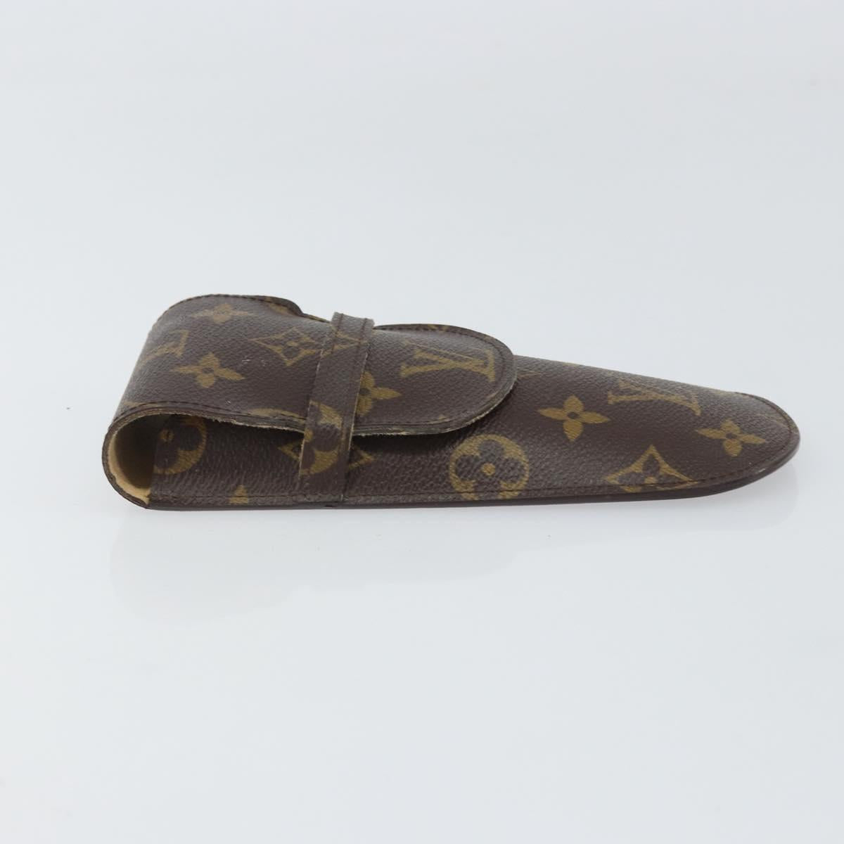 LOUIS VUITTON Monogram Etui Stilo Pen Case M62990 LV Auth BA9442