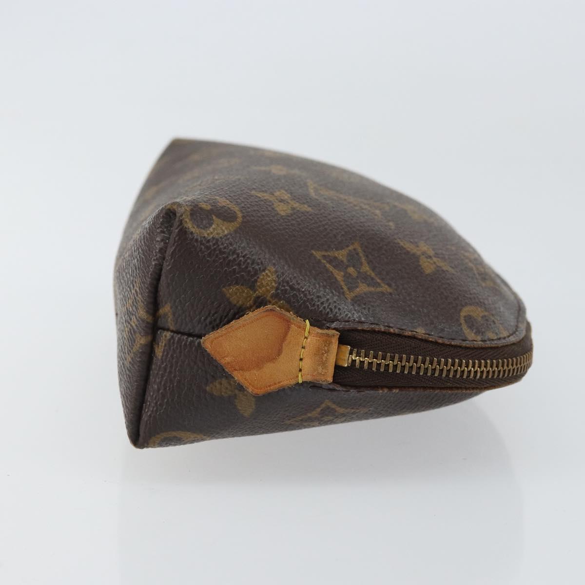 LOUIS VUITTON Monogram Pochette Cosmetic PM Pouch M43998 LV Auth BA9444