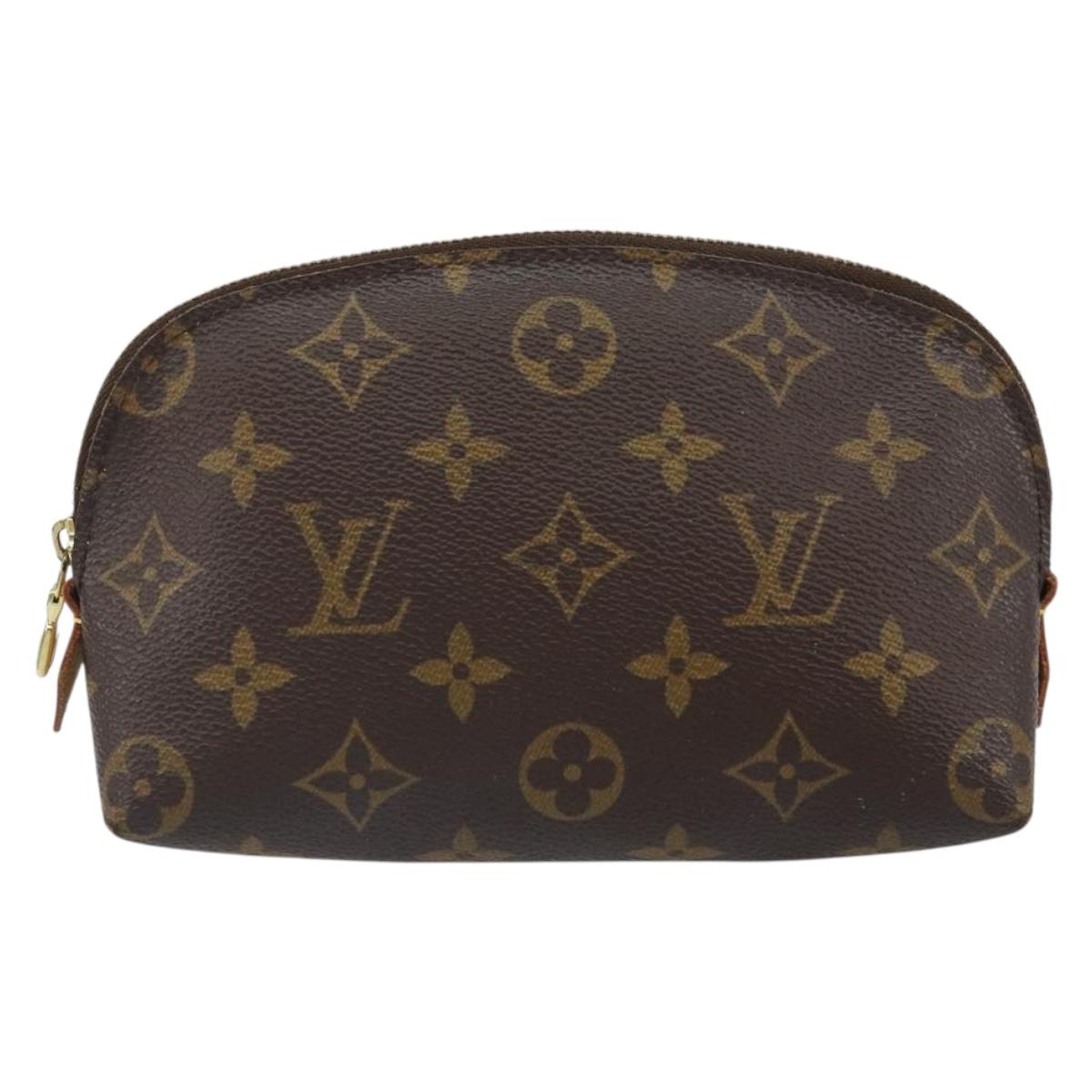 LOUIS VUITTON Monogram Pochette Cosmetic PM Pouch M43998 LV Auth BA9445