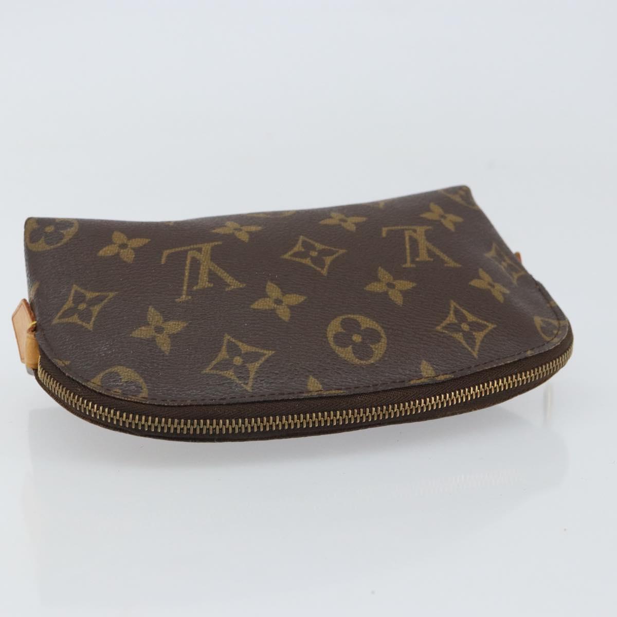 LOUIS VUITTON Monogram Pochette Cosmetic PM Pouch M43998 LV Auth BA9445