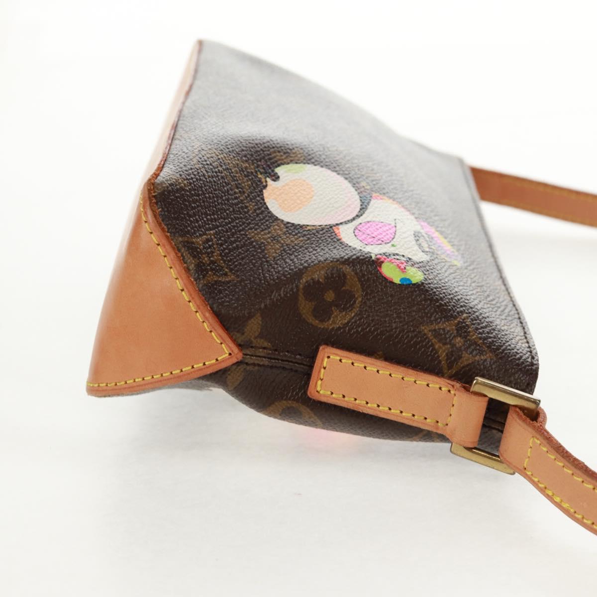 LOUIS VUITTON Monogram Panda Trotteur Shoulder Bag M51241 LV Auth BA9461SAM