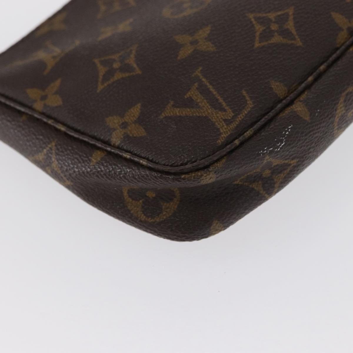 LOUIS VUITTON Monogram Pochette Accessoires Pouch M51980 LV Auth BA9476