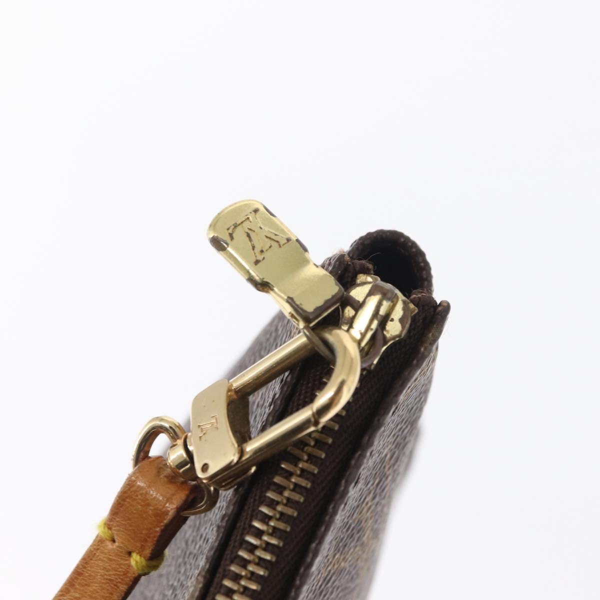 LOUIS VUITTON Monogram Pochette Accessoires Pouch M51980 LV Auth BA9476