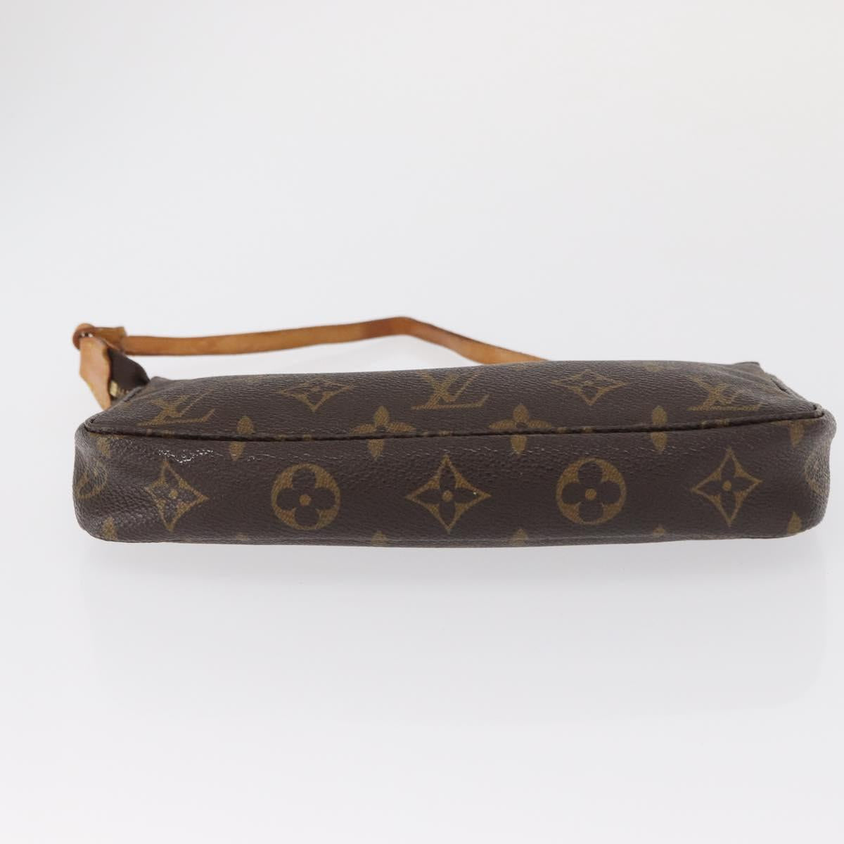 LOUIS VUITTON Monogram Pochette Accessoires Pouch M51980 LV Auth BA9476