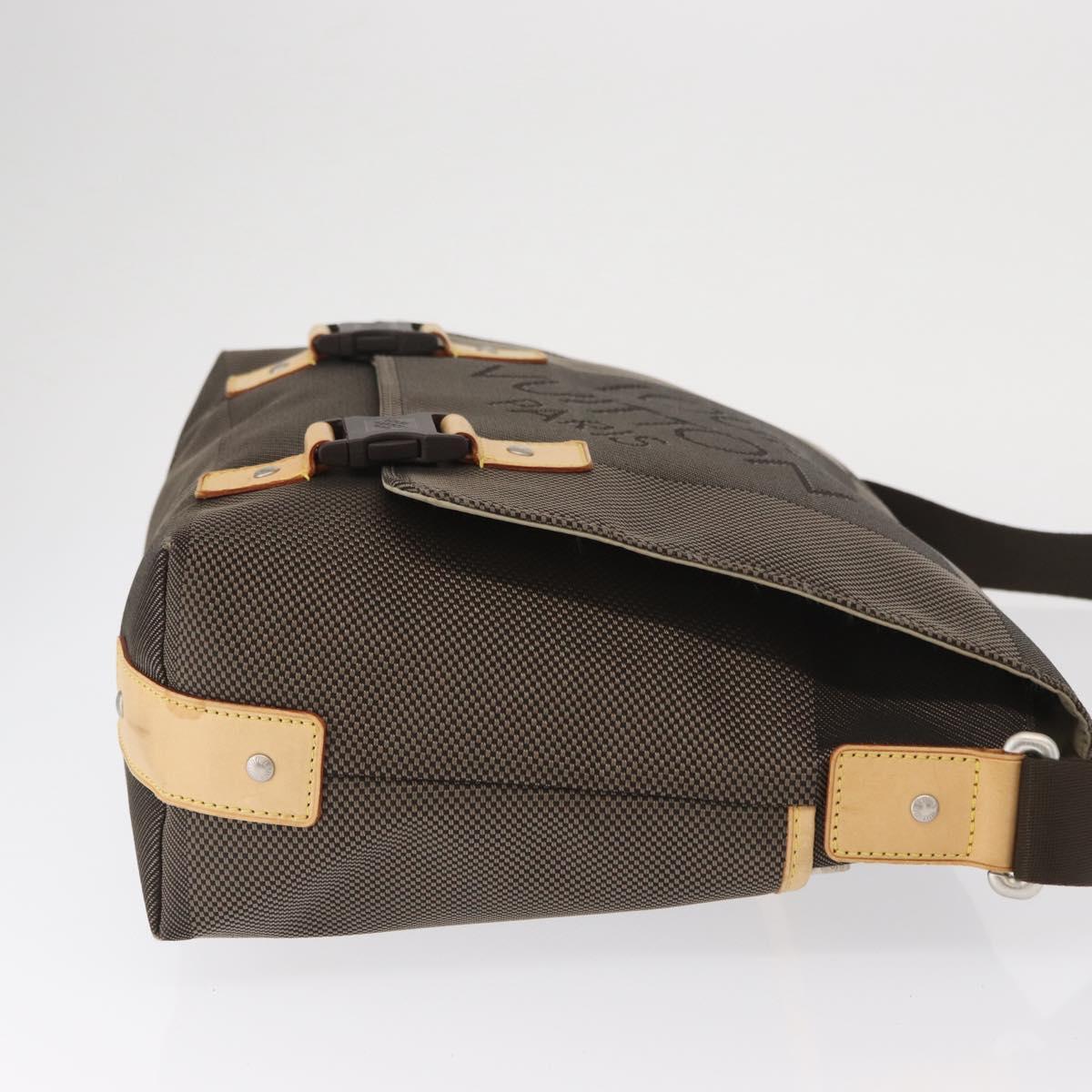 LOUIS VUITTON Damier Geant Roux Shoulder Bag Tail M93077 LV Auth BA9478