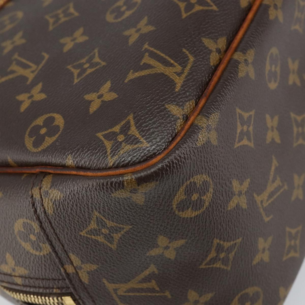 LOUIS VUITTON Monogram Deauville Hand Bag M47270 LV Auth BA9491