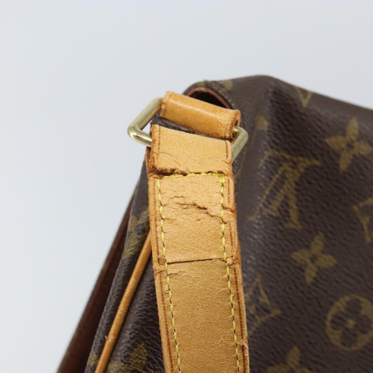 LOUIS VUITTON Monogram Musette Shoulder Bag M51256 LV Auth BA9497