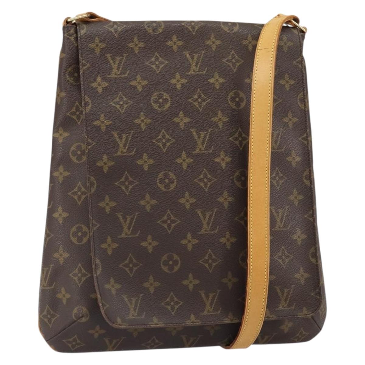 LOUIS VUITTON Monogram Musette Shoulder Bag M51256 LV Auth BA9497