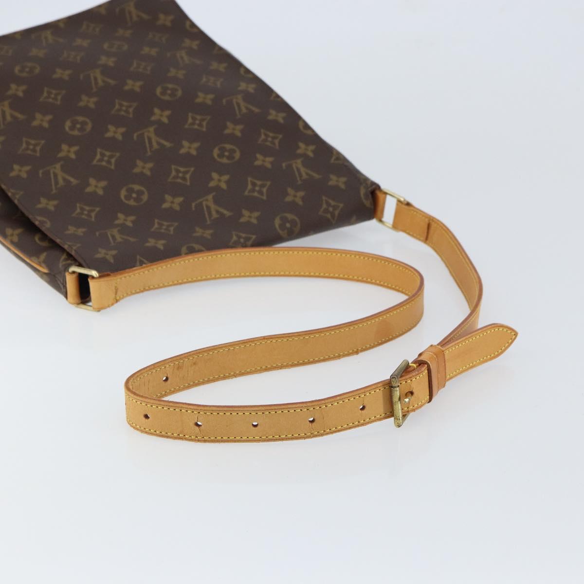 LOUIS VUITTON Monogram Musette Shoulder Bag M51256 LV Auth BA9497