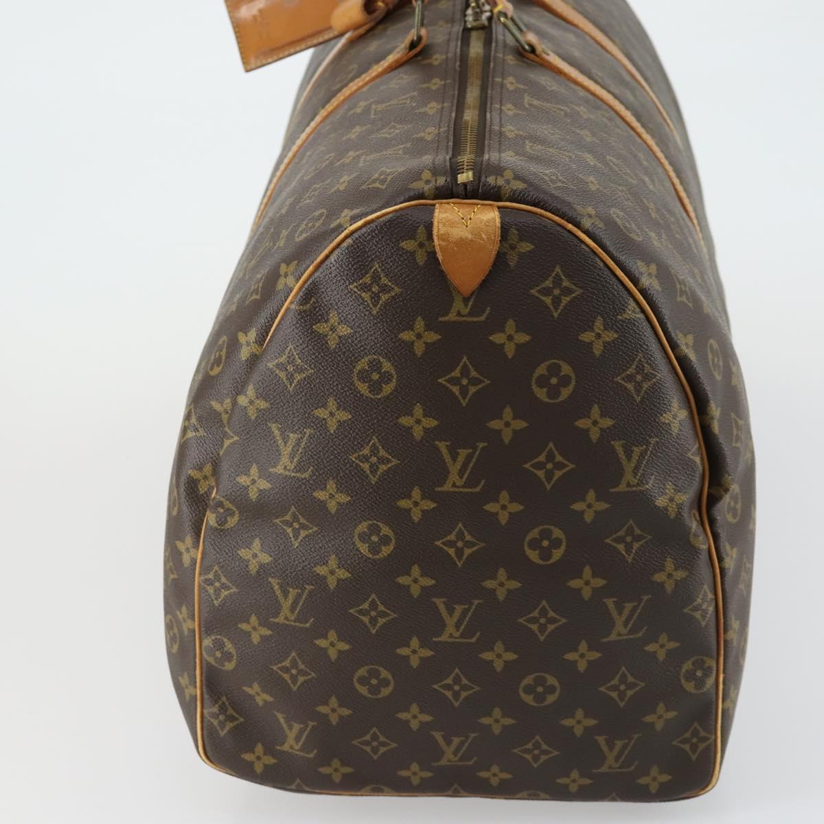 LOUIS VUITTON Monogram Keepall 60 Boston Bag M41422 LV Auth BA9498