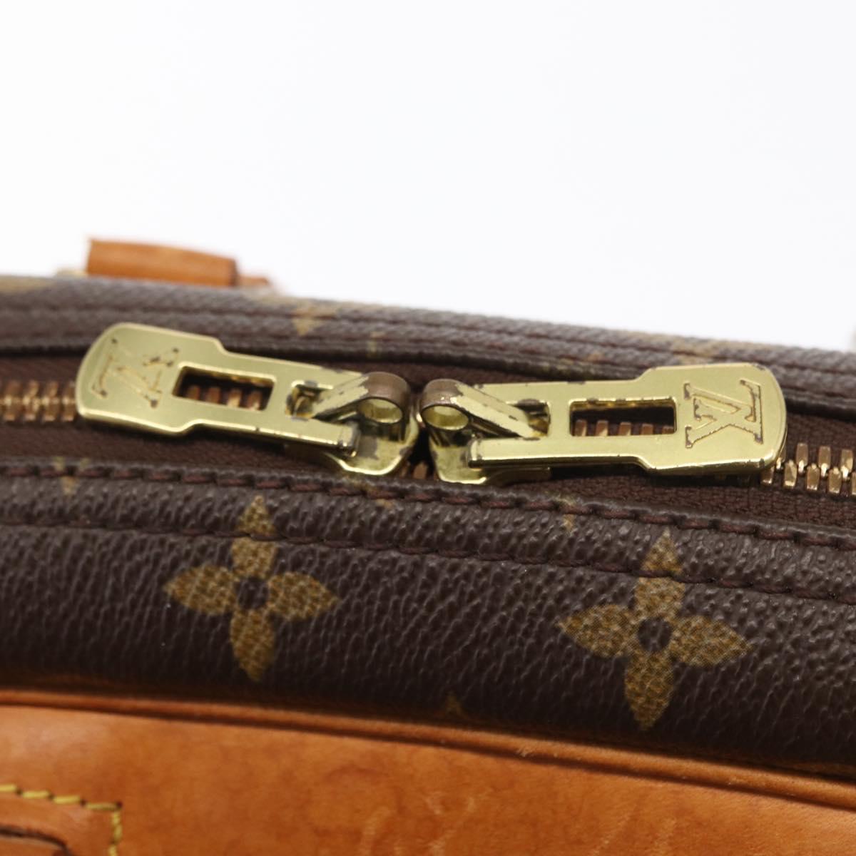 LOUIS VUITTON Monogram Trouville Hand Bag M42228 LV Auth BA9502