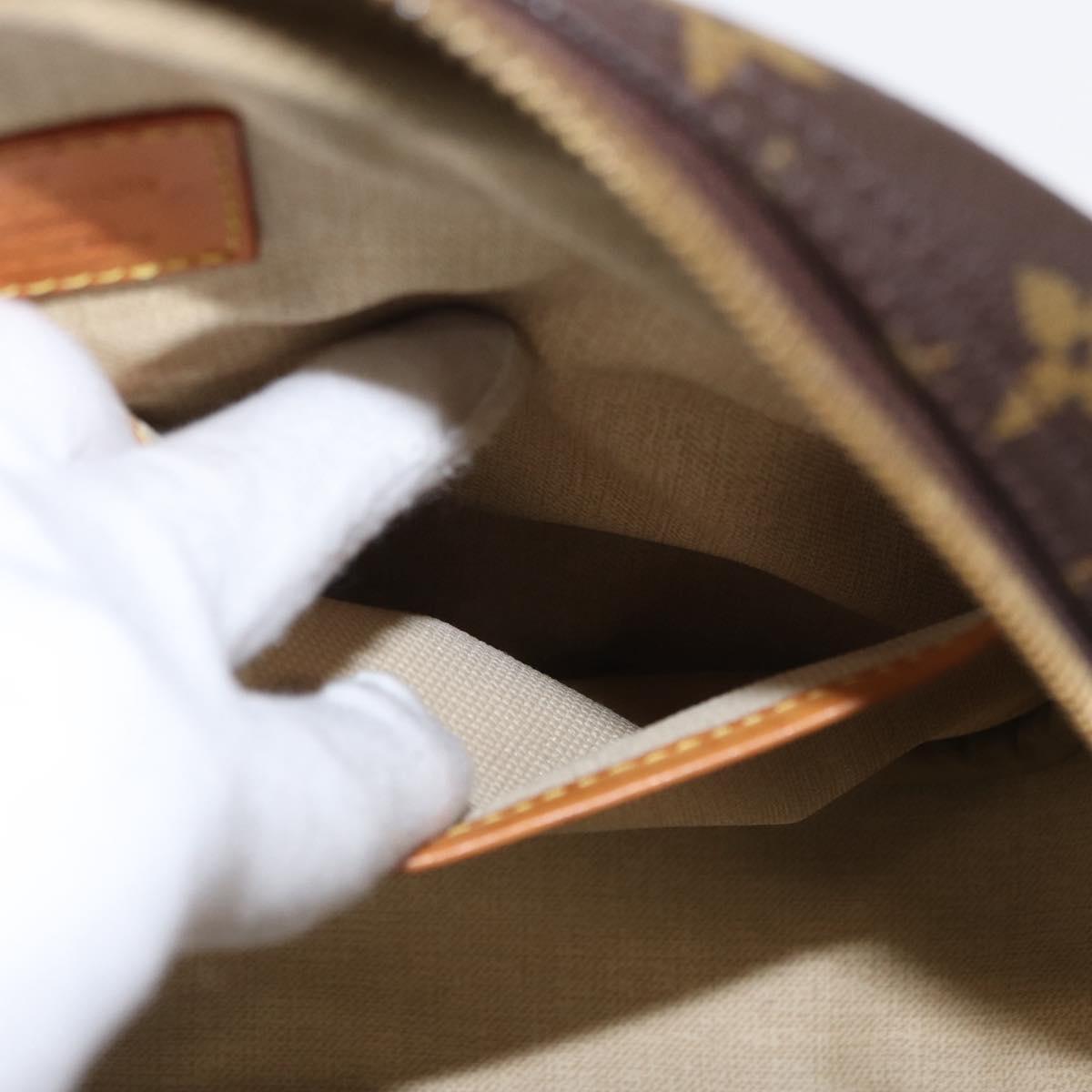 LOUIS VUITTON Monogram Trouville Hand Bag M42228 LV Auth BA9502