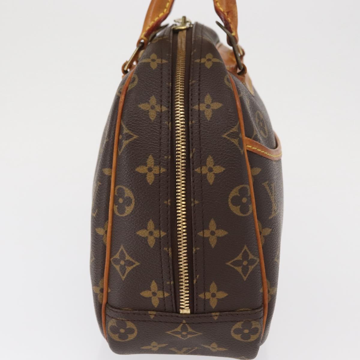 LOUIS VUITTON Monogram Trouville Hand Bag M42228 LV Auth BA9502