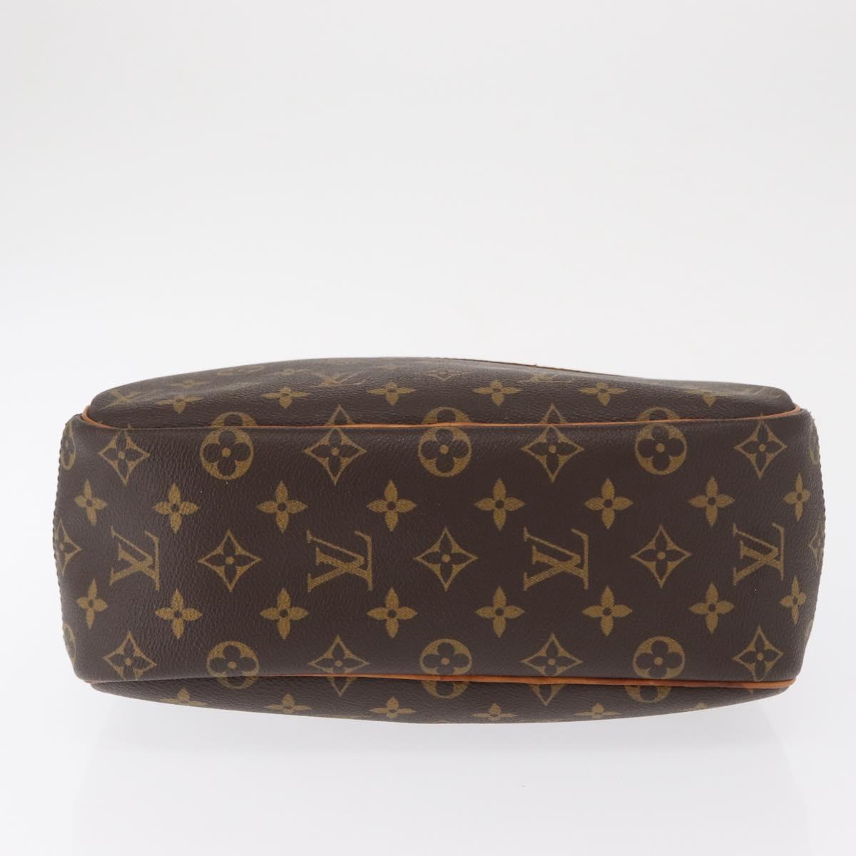 LOUIS VUITTON Monogram Trouville Hand Bag M42228 LV Auth BA9502