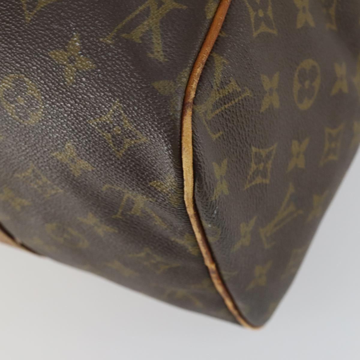 LOUIS VUITTON Monogram Sac Souple 35 Boston Bag M41626 LV Auth BA9507